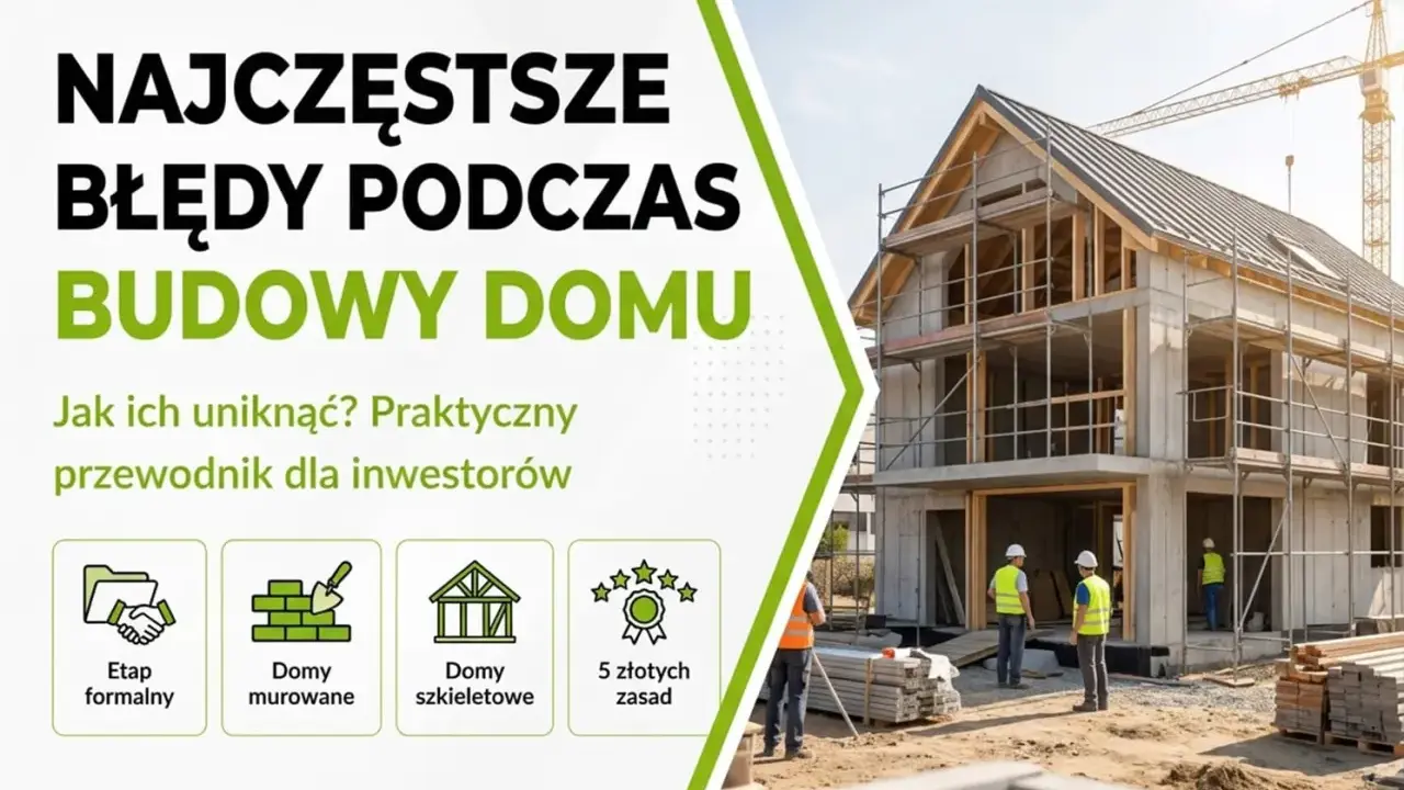 Budowa domu: najczęstsze błędy i jak ich unikać. Poradnik dla inwestorów, który pomoże zrozumieć, jak liczyć powierzchnię zabudowy.