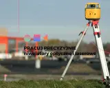 Precyzyjny niwelator laserowy na statywie, pokazujący, jak działa niwelator optyczny i laserowy na budowie.