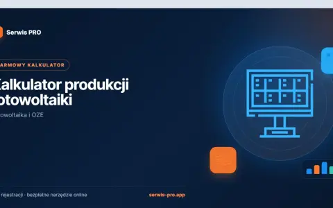 Kalkulator produkcji fotowoltaiki 8 kW. Sprawdź, ile wyprodukuje Twoja instalacja OZE. Darmowe narzędzie online.