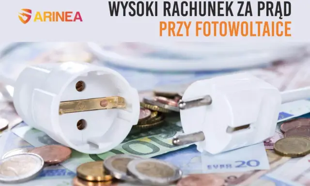 Wysoki rachunek za prąd przy fotowoltaice? Wtyczki i banknoty sugerują, że nawet z własnym prądem, koszty mogą zaskoczyć.