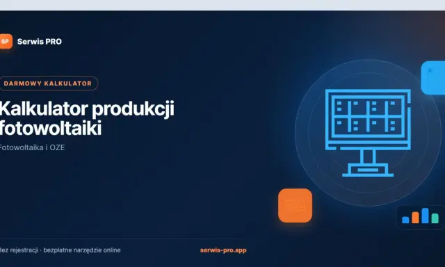 Kalkulator produkcji fotowoltaiki 8 kW. Sprawdź, ile wyprodukuje Twoja instalacja OZE. Darmowe narzędzie online.