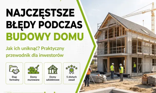 Budowa domu: najczęstsze błędy i jak ich unikać. Poradnik dla inwestorów, który pomoże zrozumieć, jak liczyć powierzchnię zabudowy.